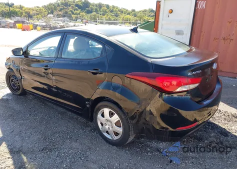 2016 Hyundai Elantra Se из США, поврежденный, VIN KMHDH4AEXGU502850